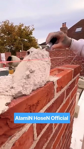 Brick Laying technique #bricklaying