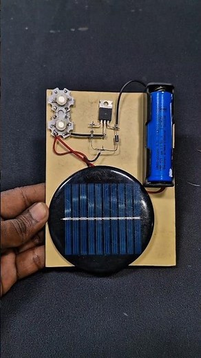 How to Make Automatic Street Light with Solar Panel | Smart Light Sensor Project #shorts