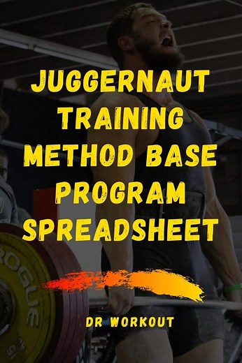 Juggernaut Training Method Base Program Spreadsheet