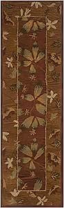 SAFAVIEH Hampton Collection Runner Rug - 2'6" x 8', Assorted, Handmade, Ideal for High Traffic Areas in Living Room, Bedroom (HA801A)