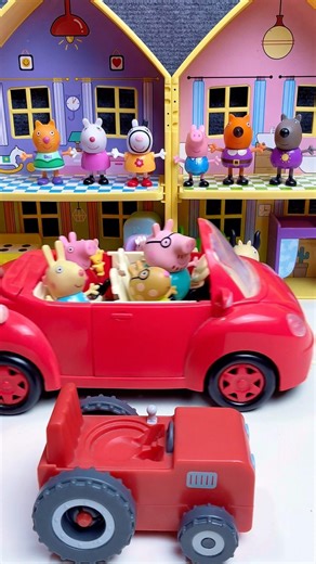 Satisfying with Unboxing & Review Peppa Pig Playset Toys ASMR #peppapig #toys #shorts