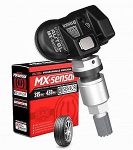 Autel MaxiTPMS 1pcs Pack Metal Stem TPMS MX Sensor 315MHz 433MHz Universal Tire Sensor Work with TS408 TS508 TS601 TS608 MK808TS MS906TS ITS600 (Autel MX-Sensor Mental 1PCS)