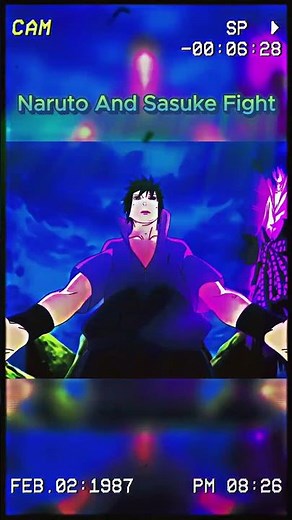 Naruto vs Sasuke Fight I 4k 60 Fps