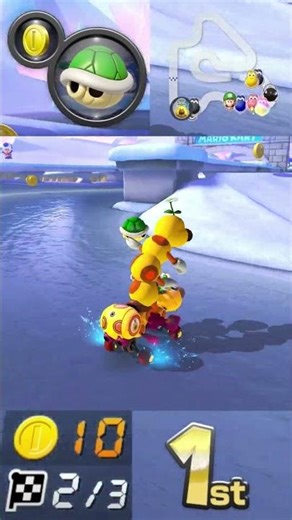 COOLEST Blue Shell Dodge of all time | Mario Kart 8 Deluxe