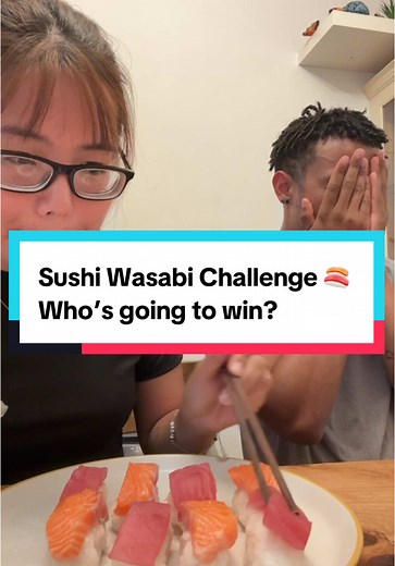 Sushi Wasabi Challenge: Who Will Conquer the Heat?