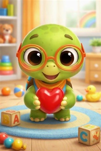 Nerbo Learns the Color Red ❤️ | Fun 30s Video for ADHD & Autistic Kids | SEN Learning Colors