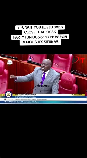 Cherargei vs Sifuna: Furious Senate Exchange over 'Close That Kiosk' Remark