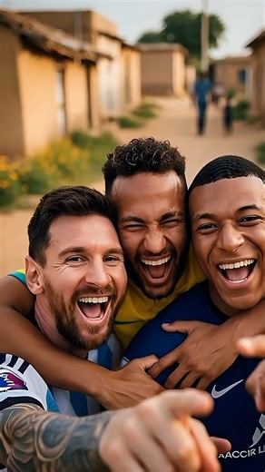 Messi, Neymar, Mpape has gaint python but Ronaldo has small leopard so, they joke of Ronaldo #cr7