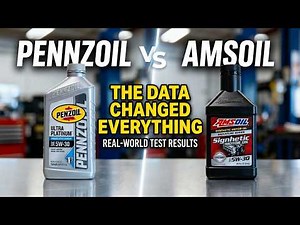 Pennzoil Ultra Platinum Vs Amsoil 5W-30 Oil-The Data Changed Everything#car
