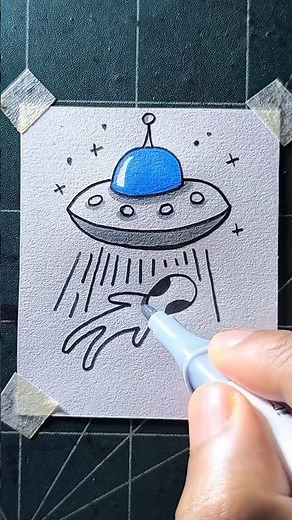 How to draw an alien