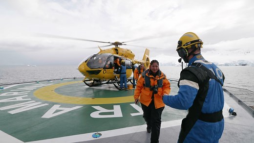 Ultramarine is designed to extend the boundaries of polar exploration and offer guests an unmatched Antarctic experience, including a flightseeing tour you’ll never forget and the most off-ship adventure options in the industry. Explore upcoming departures on Ultramarine → https://fal.cn/3vXjd | Quark Expeditions