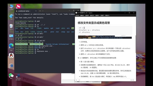 记录下WSL的安装美化和使用