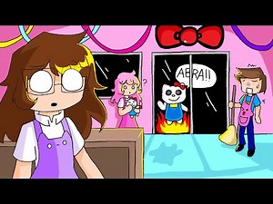 COISAS ESTRANHAS ACONTECEM NO MUSEU DA HELLO KITTY! (Hello Kitty Horror Story Roblox)