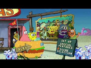 The SpongeBob SquarePants Movie DVD Menu Walkthrough