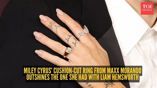 All about Hollywood’s most expensive diamond ring: Miley Cyrus’ new engagement ring from Maxx Morando costs a whopping ₹4.05 crore