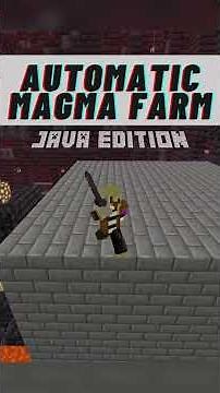 Minecraft Automatic Magma Farm Tutorial [Java 1.20.2+] #shorts
