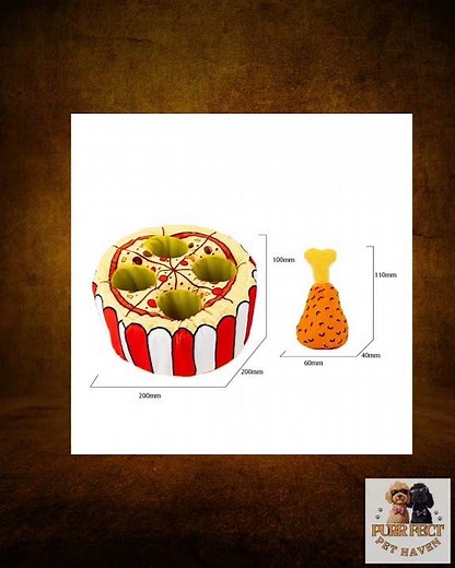 Interactive Chicken Leg Puzzle Dog Toy with Sound