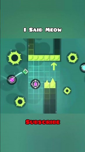 Geometry Dash | I Said Meow #geometrydash #viralvideo #gd #cat #meow #level #game #meme #music