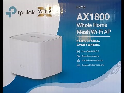 TP-Link HX220 WiFi Mesh Unboxing Setup and Speed Testing