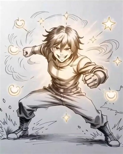 How to Draw Dynamic Anime Poses – Step by Step Ink Art #drawing #animeeart #art #anime #sketch