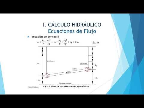 CÁLCULO HIDRÁULICO DE TUBERÍAS (PARTE I)