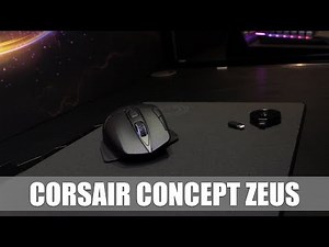 Corsair Concept Zeus: Gaming Mouse with Wireless Charging First Look (English) #Computex2017
