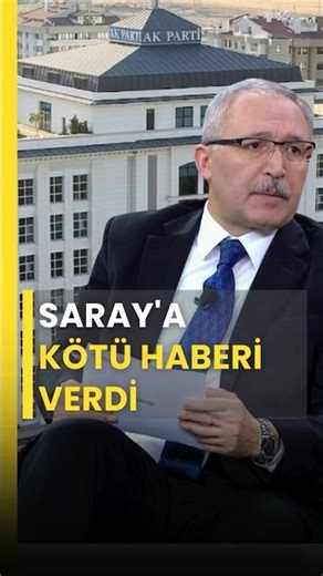Saray'a Kötü Haberi Abdulkadir Selvi Verdi!