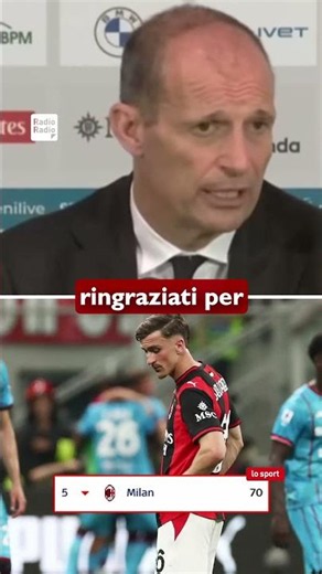🤨 MILAN FUORI DALLA CHAMPIONS, LE PAROLE DI ALLEGRI CHE FANNO DISCUTERE