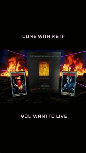 My Terminator & Terminator 2 #vhs Collection #terminator #terminator2 #scifi #smallcontentcreator