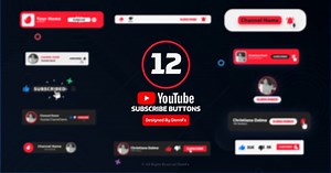 Youtube Subscribe Buttons Pack