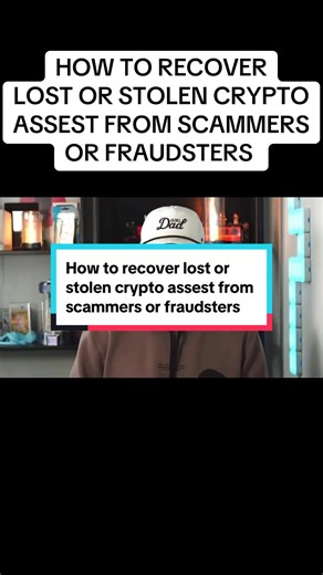 How to recover lost or stolen from scammers #CyberSecurity #CryptoScams #cryptorecovery #DigitalWealth #fundrecovery