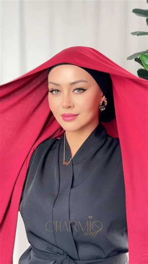 Premium Cotton Jersey Hijab in Rubinrot - Dein Favorit