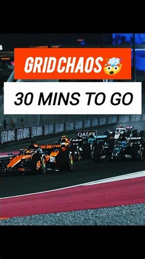 🚨 30 MINS TO GO! Chinese GP Grid is PURE CHAOS! (Verstappen P8!) #F1 #BullFormula | Kimi Antonelli |