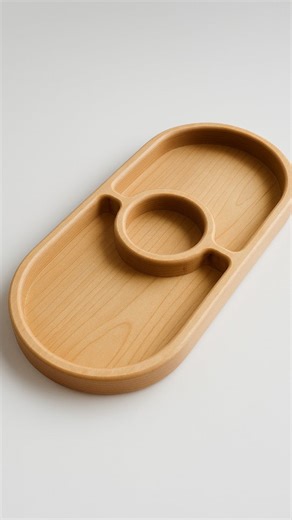 Marie | DIY Montreal on Instagram: "Got a CNC? Keep scrolling 😄 Making wood serving trays from your own hands is so satisfying, and they make great gifts 🎁 So grab your router and jigsaw, and get started! Router templates are available for sale 👉 bit.ly/routertemplate #routertemplate #acrylictemplates #valettray #woodentray #woodworking"