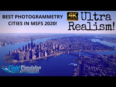 Microsoft Flight Simulator 2020 Photogrammetry Cities 4K ULTRA HD Realism