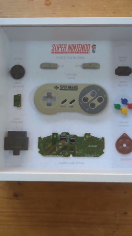 Framed Nintendo SNES Controller Retro Gaming Art - Etsy UK