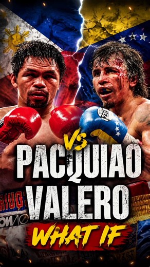 PACQUIAO vs VALERO – What If This Dream Fight Happened? #mannypacquiao #boxing