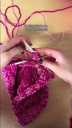 how to do the backwards loop cast on | knitting tutorial for the big city balaclava knitting pattern