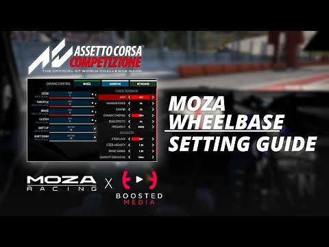 MOZA Wheelbase Setting Guide for ACC