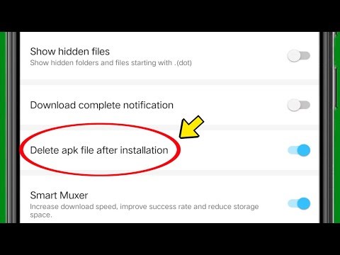 Delete apk file after installation | Delete apk file after installation kya hota hai