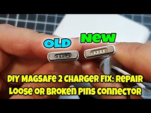 DIY MagSafe 2 Charger Fix: Repair Loose or Broken Pins Connector (MacBook Pro) 🔌