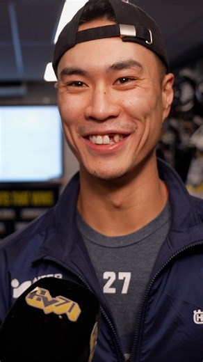 Jonathan Ang stod för fem poäng när HV71 vann mot Djurgården med 7-3. Hör honom berätta om matchen i HVTV. Se hela intervjun på www.hv71.se | HV71