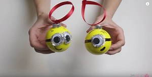 1K reactions · 917 shares | HOW TO MAKE A MINION ORNAMENT We have a...
