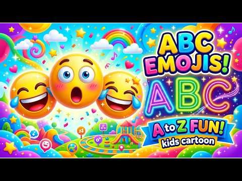 OMG! ABC Emojis 😄😂 | Learn A to Z Alphabet for Kids | Fun Faces