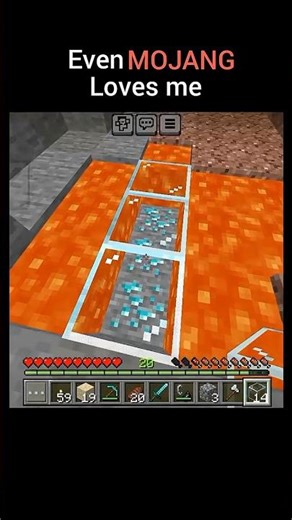 EVEN CREATER LOVES ME 😜 (Part 3)#shorts #minecraft #luck