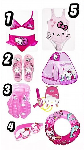 💖 Hello Kitty Summer Essentials 🌸🏖️ | Cute Beach Collection ✨ #Sanrio #shorts #hello kitty