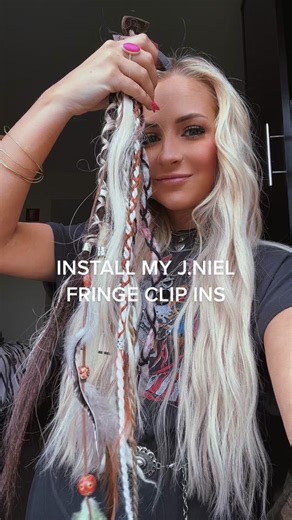 Easy to Install J.Niel Fringe Clip Pieces for Elevated Looks