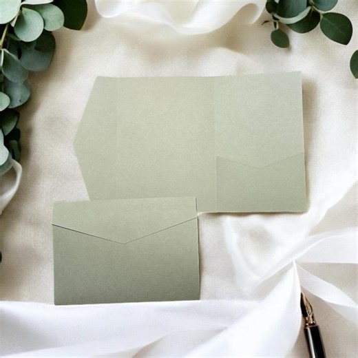 DIY Pocketfold Envelope Wallet: 5x7 Portrait, 13 Colors (free Template) - Etsy UK