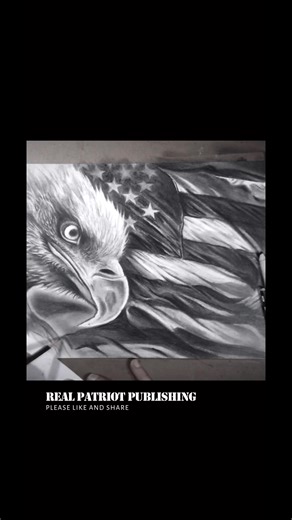 2.5K views · 85 reactions | Bald Eagle Drawing #realpatriotpublishing #patrioticart #timelapsedrawing #realisticart #realisticdrawing #baldeagle #graphite #GodBlessAmerica #representationalart | Real Patriot Publishing | Facebook