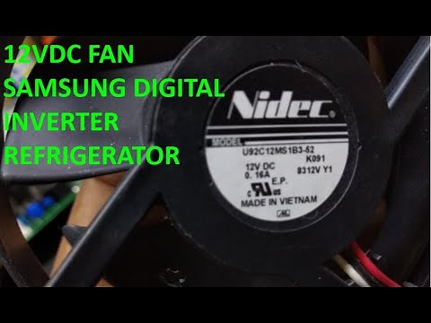 How to Test Samsung Digital Inverter 12V Refrigerator Fan